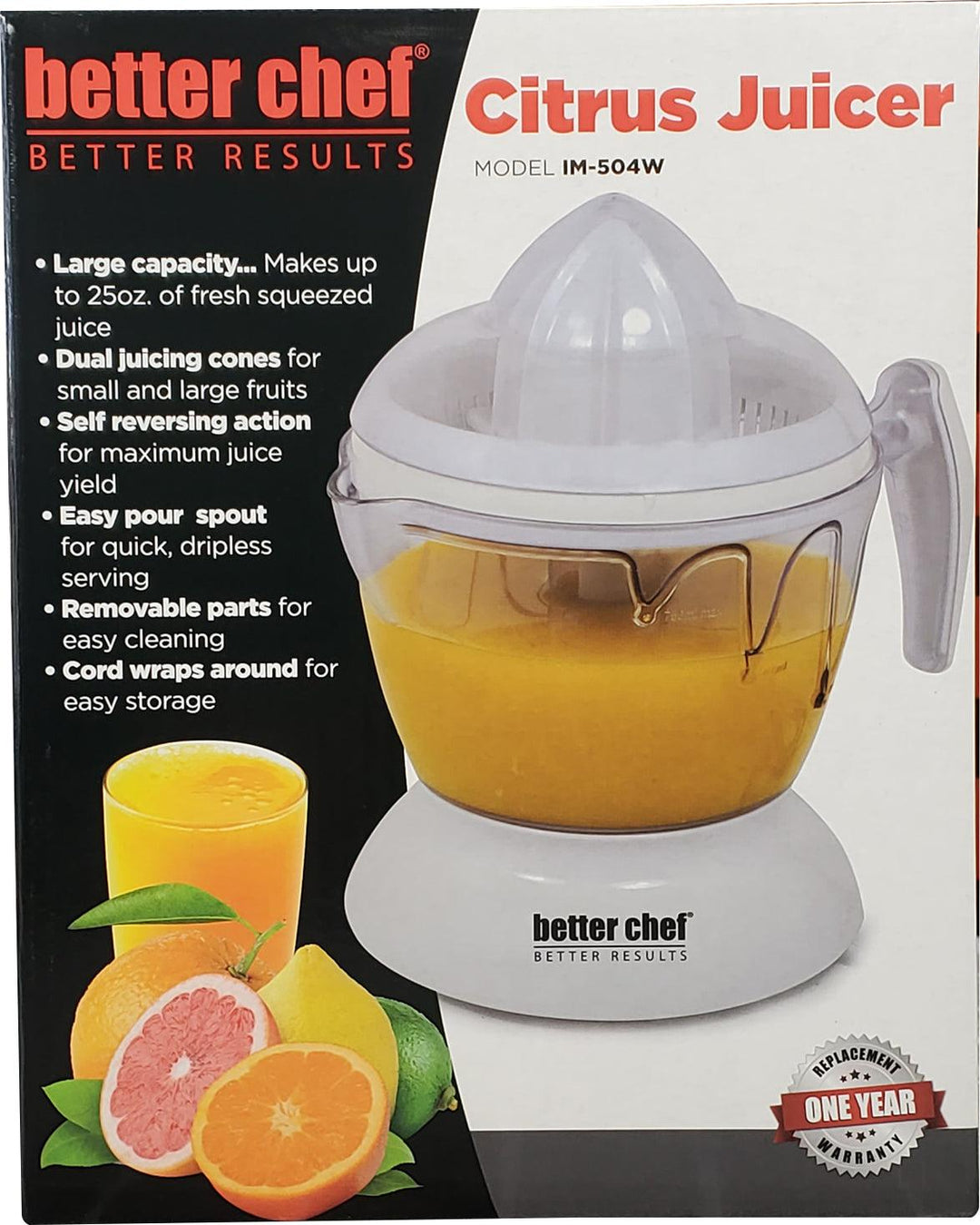 CLR - Better Chef Citrus Juicer - IM504 - DISCONTINUED