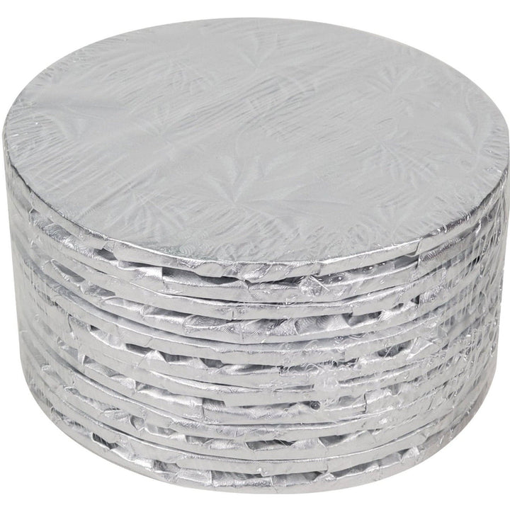 Decora - Plateau à gâteau - Rond - Argent - 6x1/4