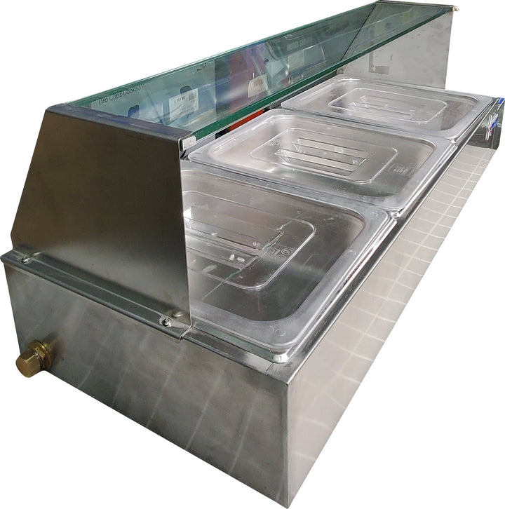 Omcan - 57" Bain Marie Food Warmer (TB-5) - 5 Half Size Pans - 43055