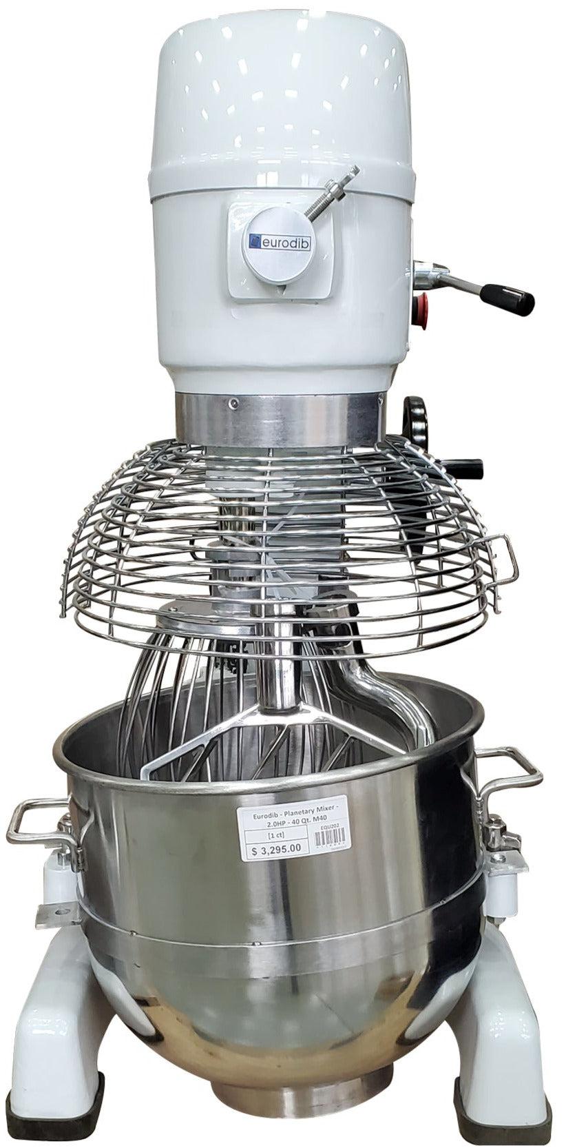 Eurodib - Planetary Mixer - 2.0HP - 40 Qt. M40A