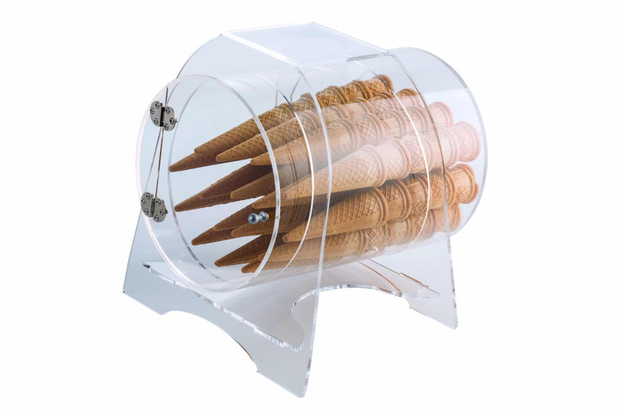 Cone Holder – “Bauletto Tondo” – Cylindrical with door