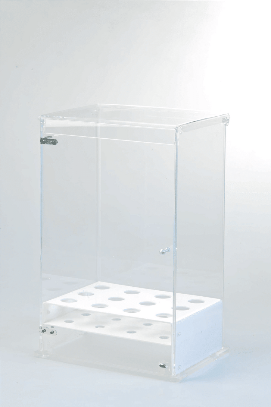 Cone Holder – 12 rows with door – Transparent with Frosted Base