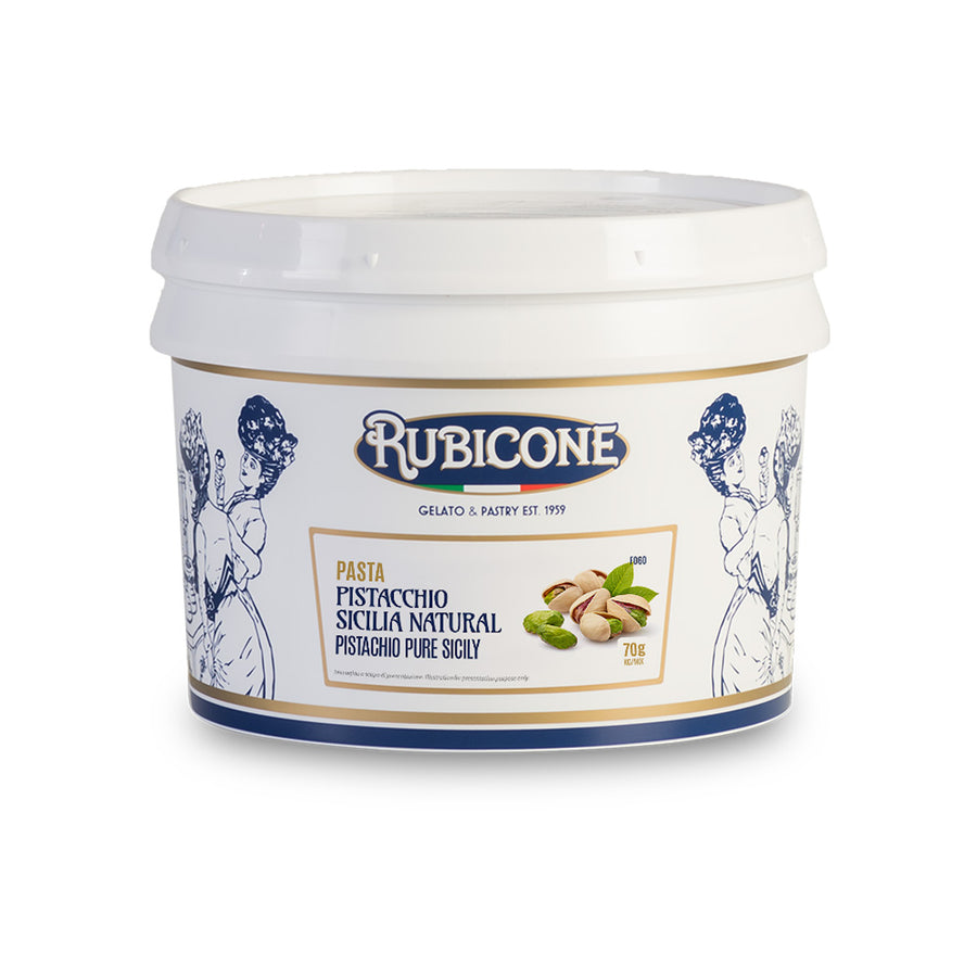 Rubicone Pistachio Pure Sicily Paste - 3 KG Bucket - Canadian distributor