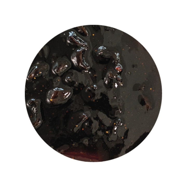 Texture image of caramelized figs sundae dessert topping