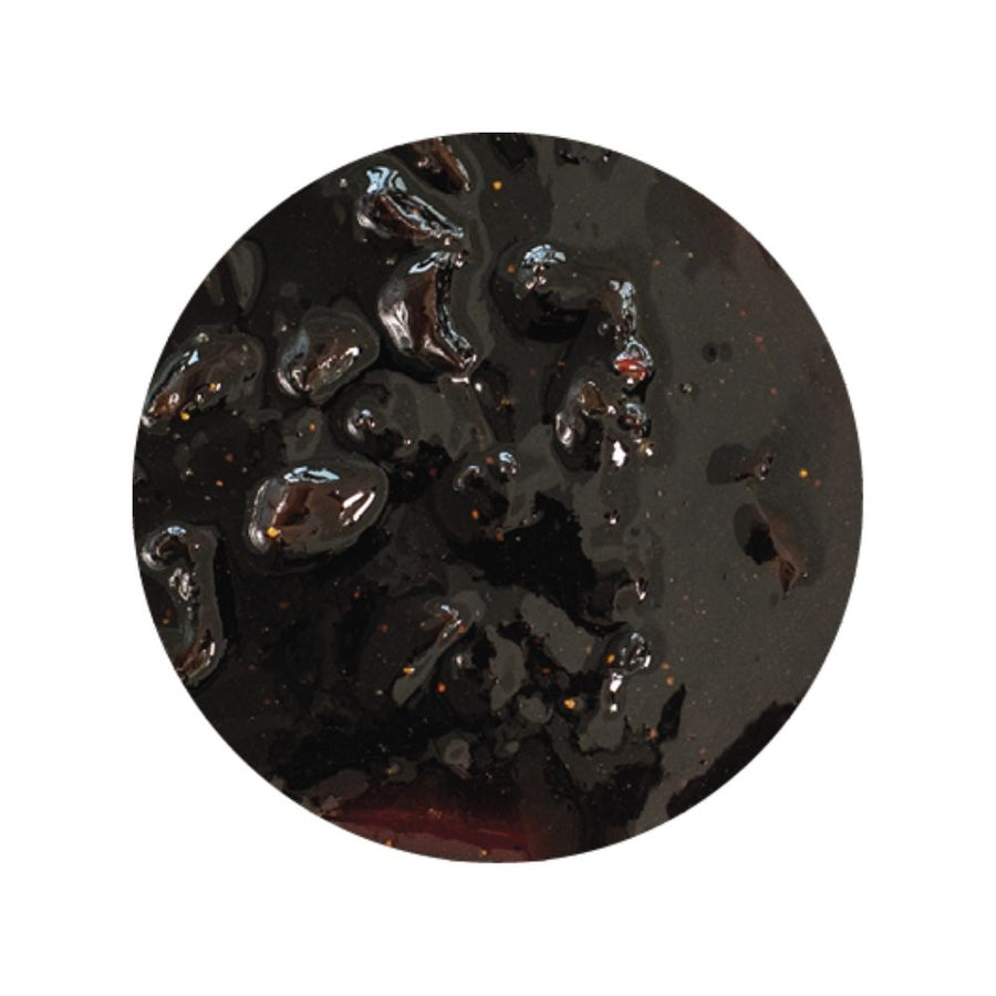 Texture image of caramelized figs sundae dessert topping