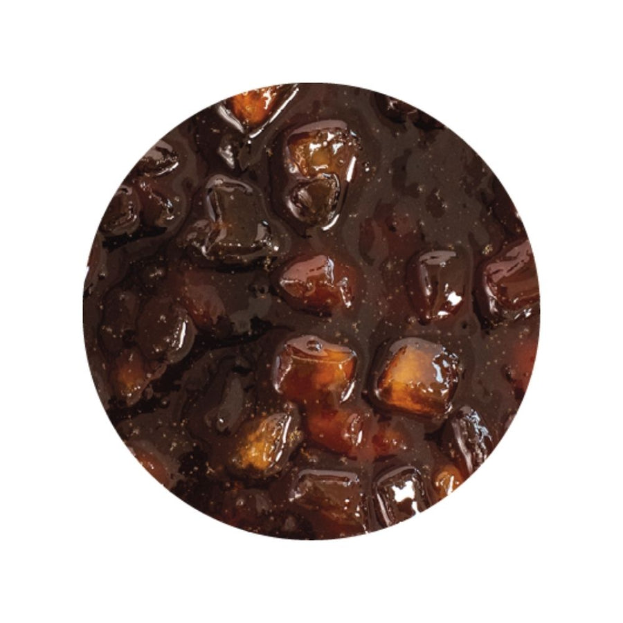 Apple pie sundae dessert topping texture image