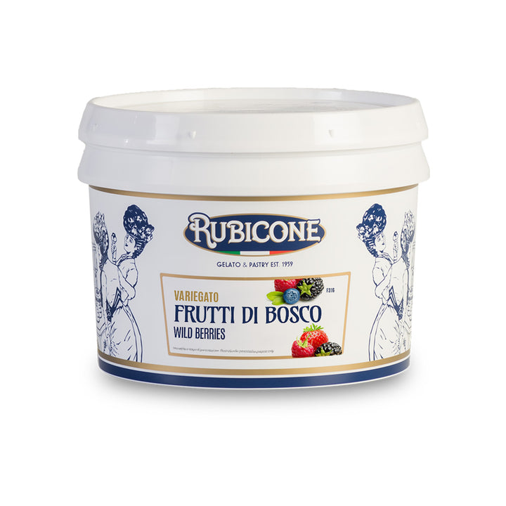 Wild Berries Sundae Topping - 3 KG Bucket - Rubicone Canada