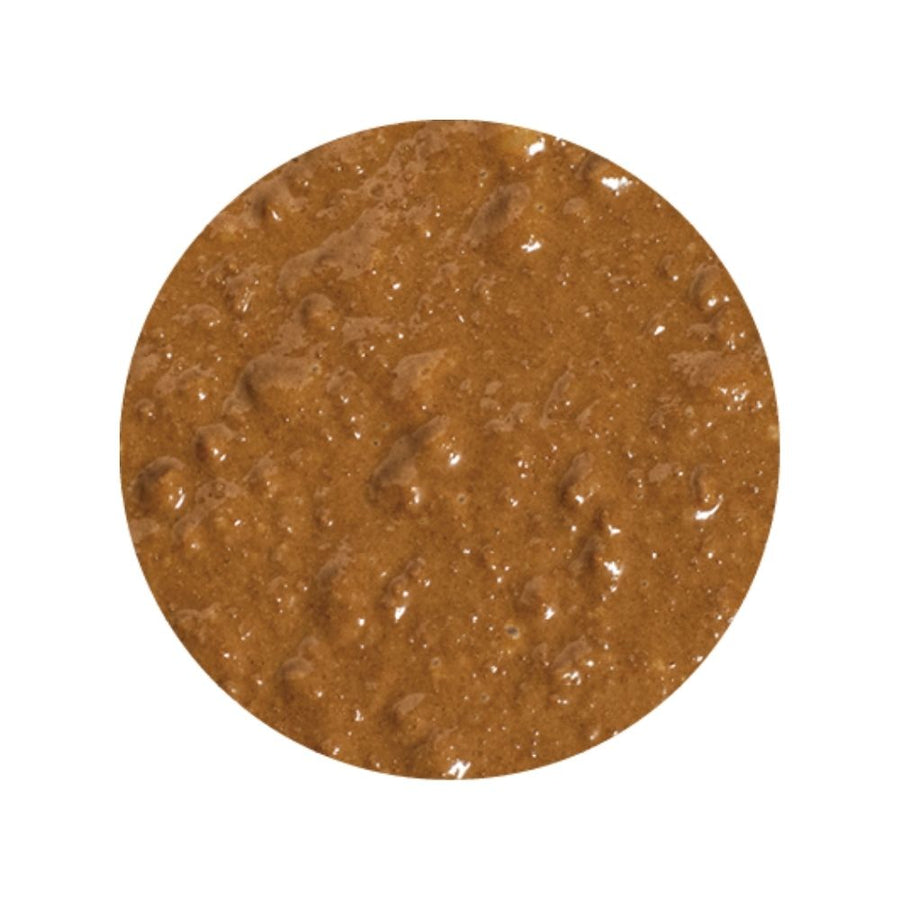 Texture Image of speculoos variegate - cookie butter sundae dessert topping with cookie pieces