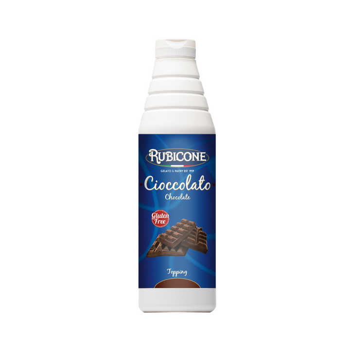 Chocolate Topping - 1 KG Squeeze Bottle -  Rubicone Canada - Canadian distributor
