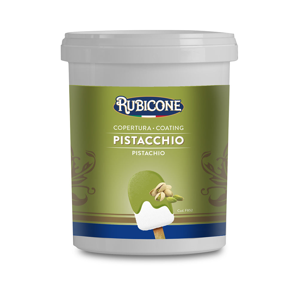 Pistachio Cool Cone Dip Coating - 1.5 KG Bucket - Canadian Distributor of Rubicone 