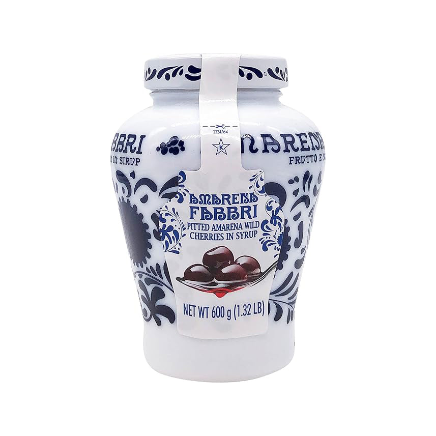 FABBRI Pitted Amarena Wild Cherries In Syrup, 600g - Canadian Distribution - Ships Free Within Canada on Orders Above CAD $199