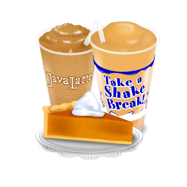 PUMPKIN PIE / CHAI - Shake and Slush Beverage Mix by Flavor Burst Canada - 1 Gallon (3.8 Liters)