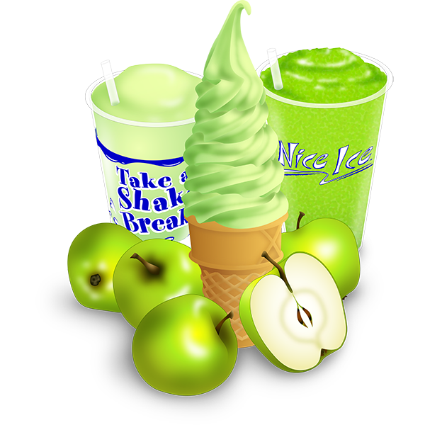 Green Apple Flavor Blend & Premium Beverage Syrups - 1 Gallon (3.8 liters) - Foodservice Canada