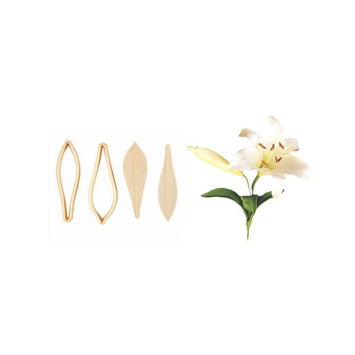 FMM SUGARCRAFT Exotic Lily & Embosser Set - Canadian Distribution - Ships Free Within Canada on Orders Above CAD $199