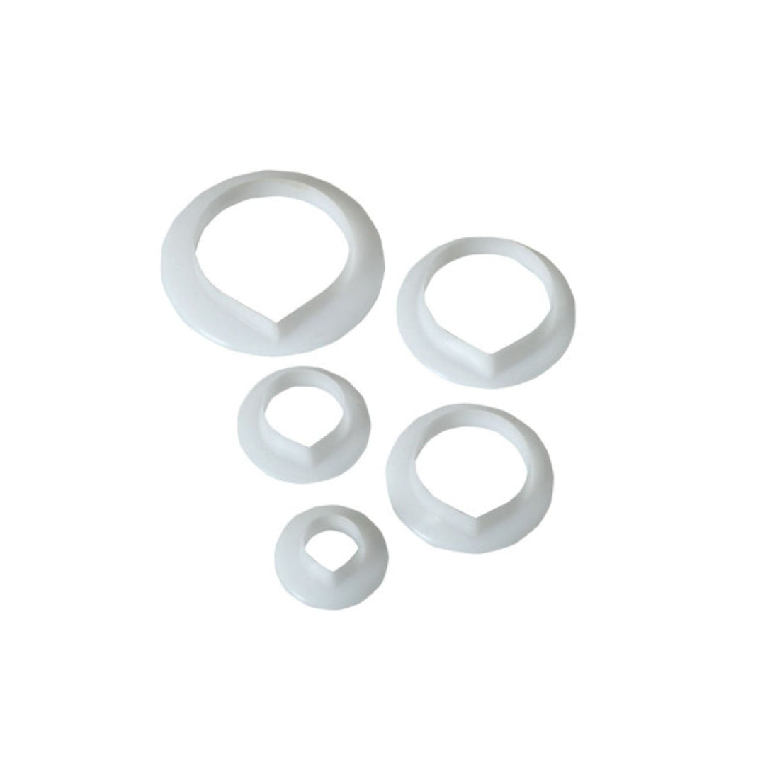 FMM SUGARCRAFT Rose Petal Cutters (set of 5) (Clearance) - Canadian Distribution - Ships Free Within Canada on Orders Above CAD $199