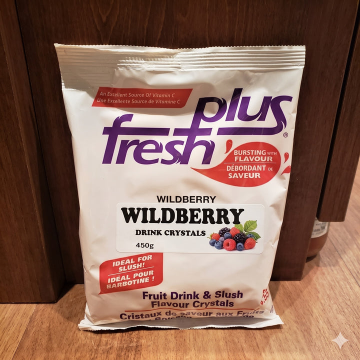 Fresh Plus Wildberry Drink Crystals - Drink and Slush Mix - Lynch - Case ( 12 x 450 grams)&nbsp;