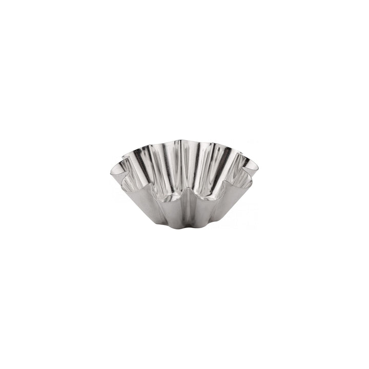 GOBEL Small Brioche Mould with Fluted Edge, 2.4" x 0.9" - Pack of 12