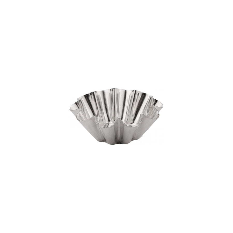 GOBEL Small Brioche Mould with Fluted Edge, 2.4" x 0.9" - Pack of 12