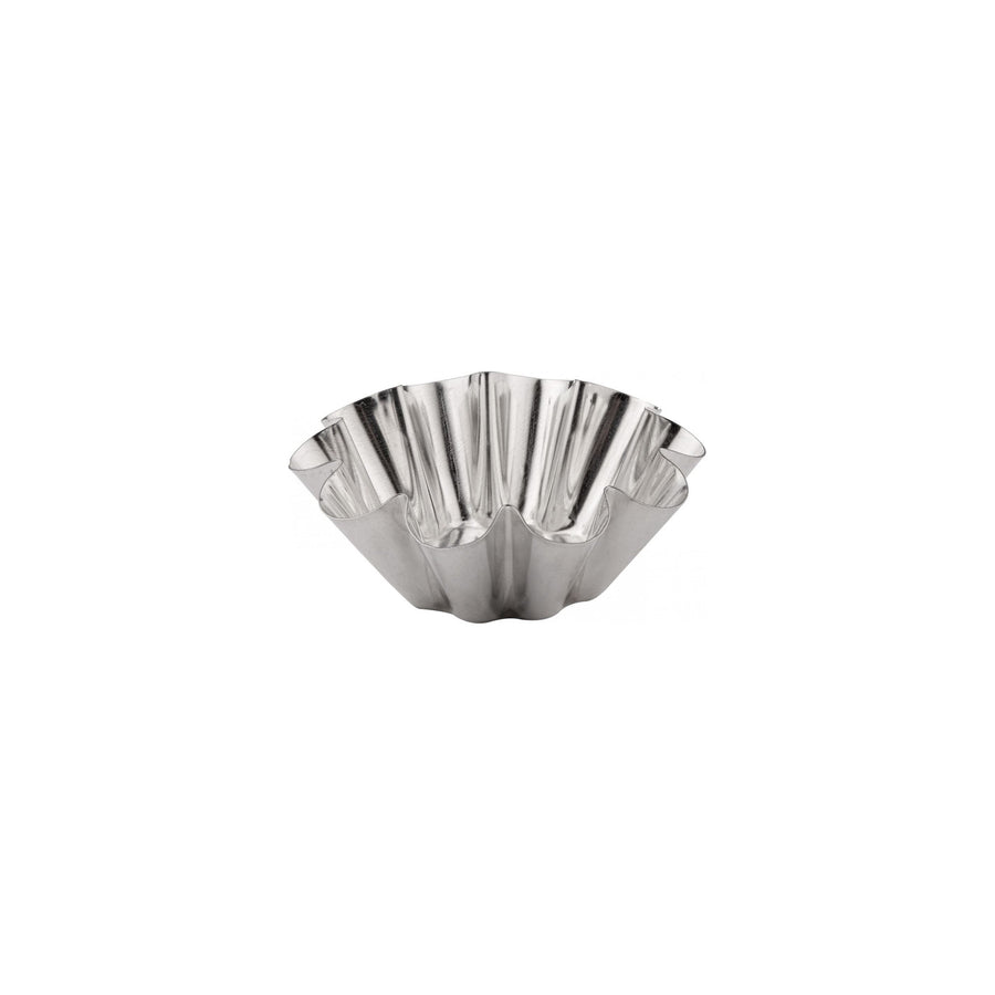 GOBEL Small Brioche Mould with Fluted Edge, 3.2" x 1" - Pack of 12