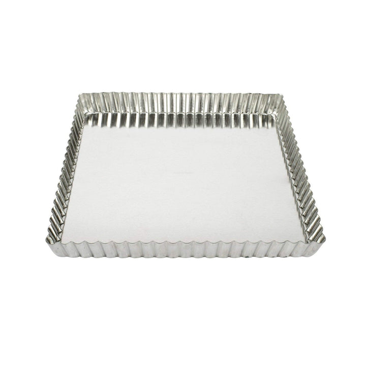 Moule à tarte/quiche carré cannelé GOBEL avec fond amovible, 23 cm - Distribution canadienne - Livraison gratuite au Canada pour les commandes de plus de 199 CAD