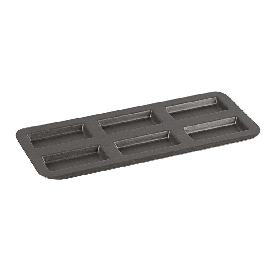 GOBEL Non-Stick Financier Mould (Standard), 6 Cavities, 380 x 180 mm - Canadian Distribution - Ships Free Within Canada on Orders Above CAD $199