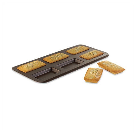 GOBEL Non-Stick Financier Mould (Standard), 6 Cavities, 380 x 180 mm - Canadian Distribution - Ships Free Within Canada on Orders Above CAD $199