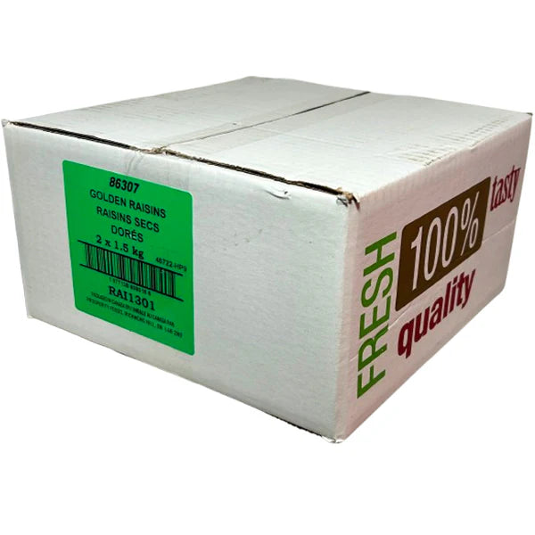 Golden Raisins - 2 x 1.5KG - Canadian Distribution