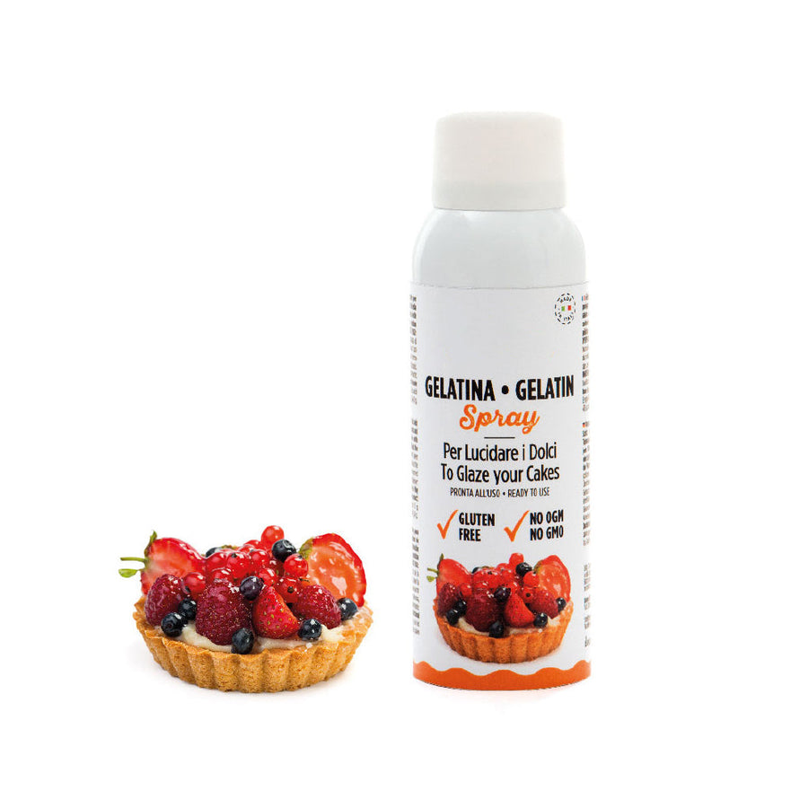 Gelatin Glazing Spray – Neutral & Ready-to-Use, 125ml - Canadian Distribution - Ships Free Within Canada on Orders Above CAD $199