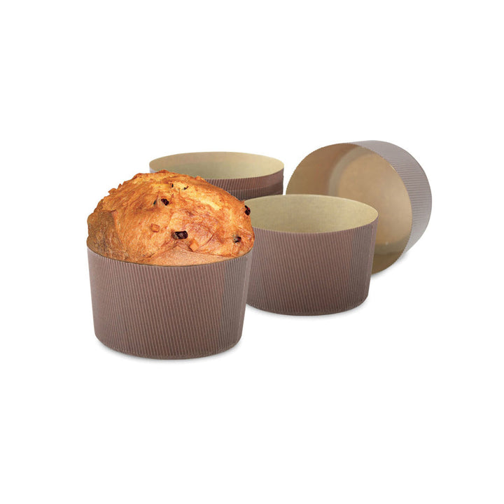 Paper Panettone Moulds, for 500g - Canadian Distribution - Ships Free Within Canada on Orders Above CAD $199