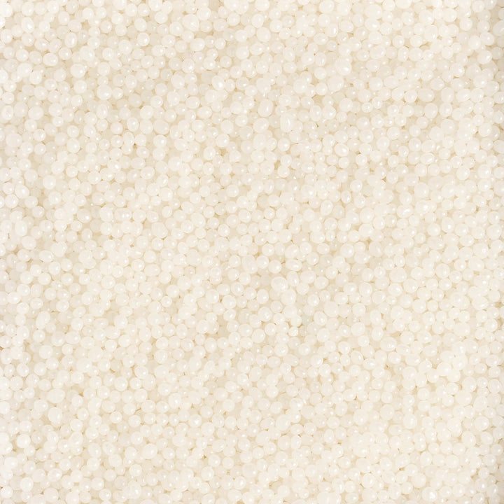 Mini perles de sucre blanches brillantes, 2 mm - Distribution canadienne - Livraison gratuite au Canada pour les commandes de plus de 199 CAD
