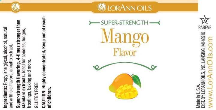 Mango Flavoring - Super Strength Flavor 1 oz., 16 oz., 1 Gallon, 5 Gallons