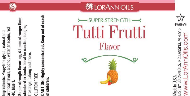 Tutti Frutti Flavoring - Super Strength Flavor 1 oz., 16 oz., 1 Gallon, 5 Gallons