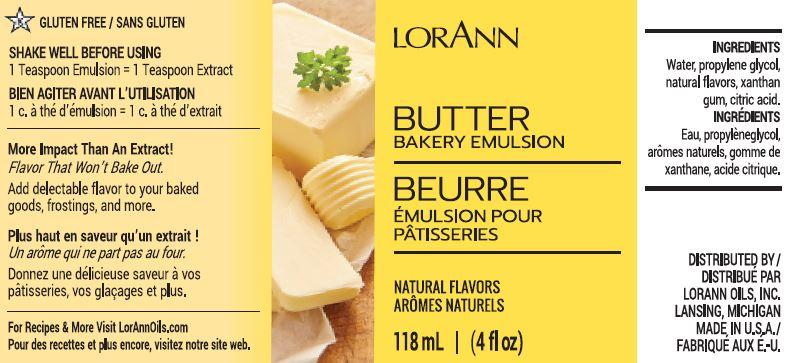 Natural Butter Bakery Emulsion - 4 oz. - 16 oz. - 1 Gallon - 5 Gallons - Bakery Emulsions Canada