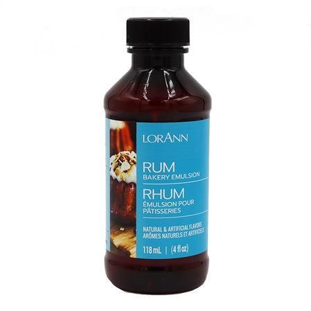 Rum Bakery Emulsion - 4 oz. - 16 oz. - Bakery Emulsions Canada