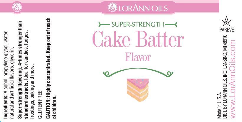 Cake Batter Flavoring - Super Strength Flavor 1 oz., 16 oz., 1 Gallon, 5 Gallons