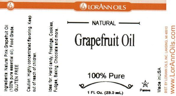 Grapefruit Oil Flavoring - Food Grade Essential Oils - Aromatherapy - 1 oz., 16 oz.