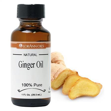 Ginger Oil Flavoring - Food Grade Essential Oils 1 oz