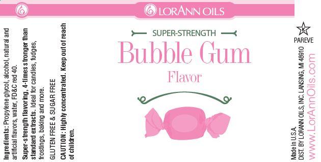 Bubble Gum Flavoring - Super Strength Flavor 1 oz., 16 oz., 1 Gallon, 5 Gallons