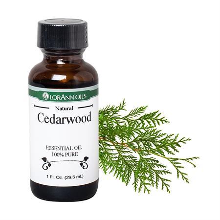 Cedarwood Oil Flavoring - Food Grade Essential Oils - Aromatherapy - 1 oz., 16 oz.