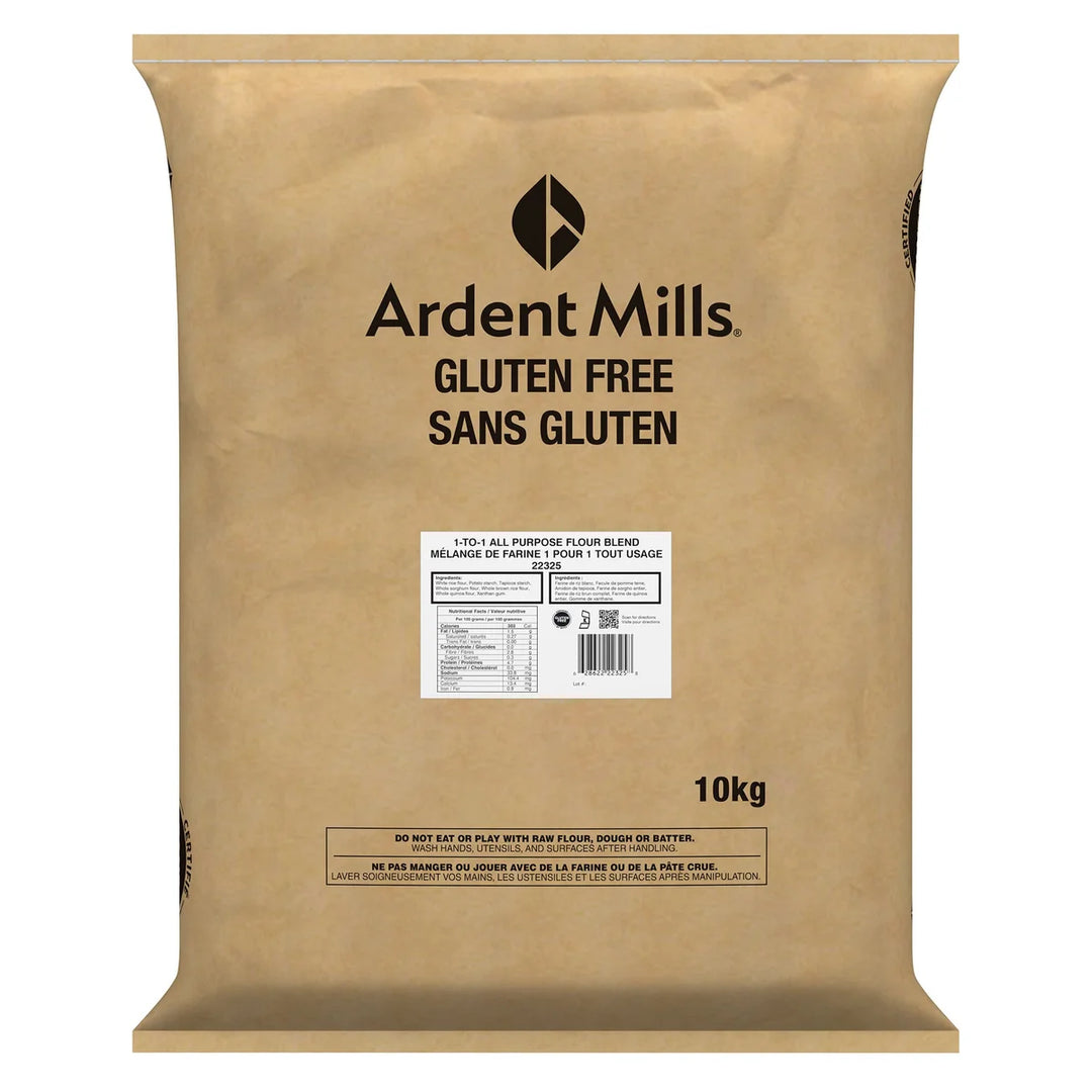 Gluten-Free 1 to 1 All Purpose Flour Blend - 10kg - Ardent Mills - Restaurant and Foodservice Ingredients - Canadian Distribution