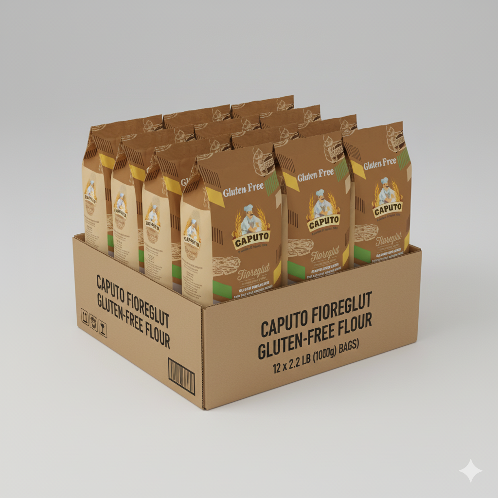 Gluten-Free Flour - 12 x 1 kg - Caputo - Restaurant and Foodservice Ingredients - Canadian Distribution