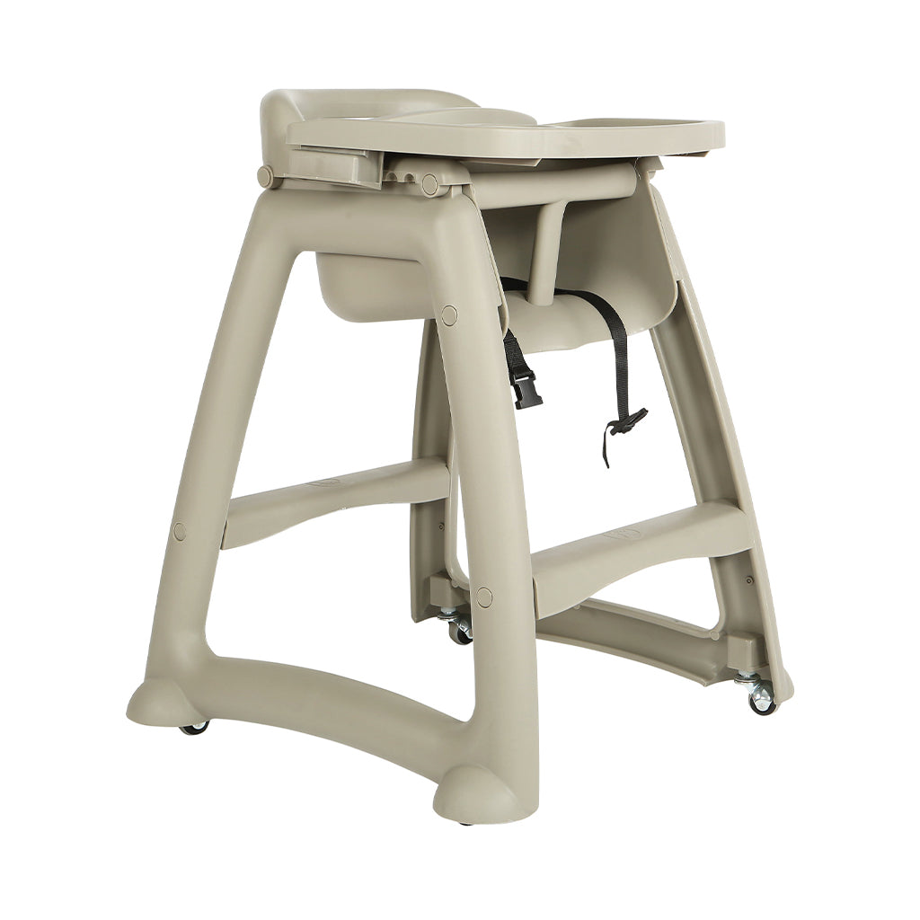 High Chair With Wheels And Tray - Sold By The Case