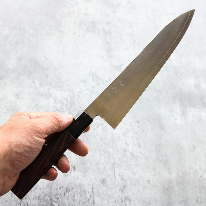 Hatsukokoro Ginsou Gyuto 215 mm (Manche Wengé) 