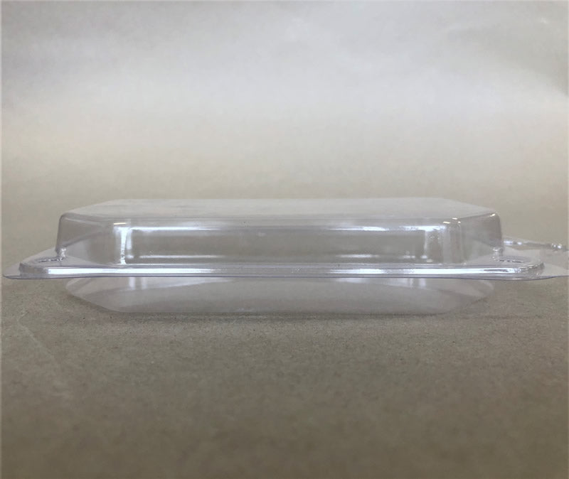 Herb Clam 3.5"x5.75"x1.25" 500cs BPI - Disposable Take Away Food Packaging - Canadian Distribution