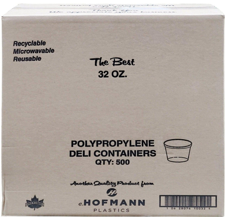 Hoffmann - Deli Container - Clear - 32oz - HT32