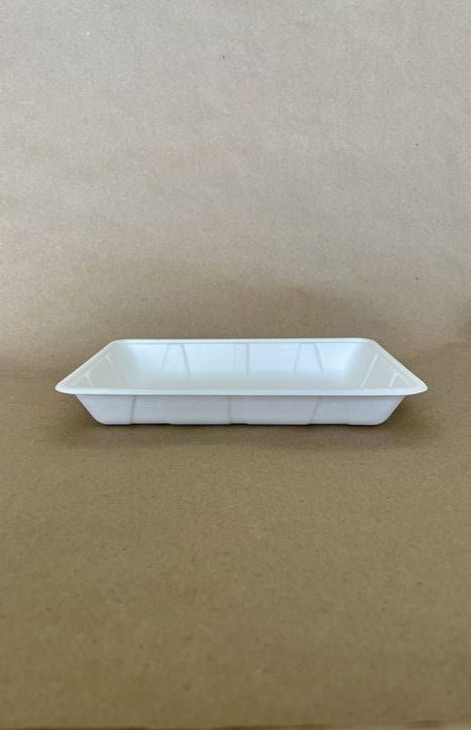  4D 9.5" x 7" x 1" Sugarcane Tray 250cs