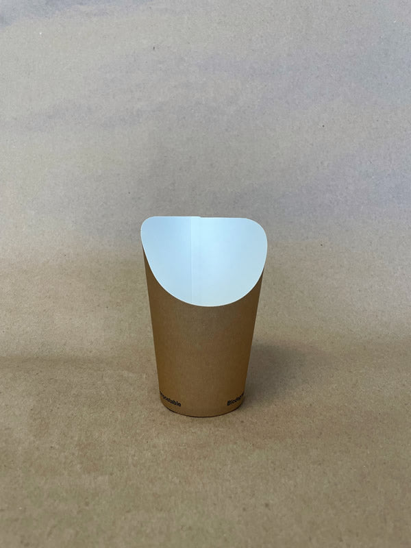 Kraft Chip Cup PLA Lined - 12/16 oz - 500cs/1000cs