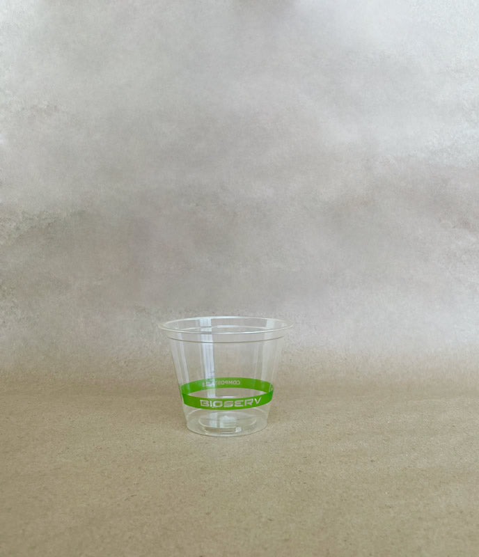 Squat Cold Cup PLA 95mm - 9/12/16/20 oz - 1000cs BPI - Disposable Take Away Food Packaging - Canadian Distribution