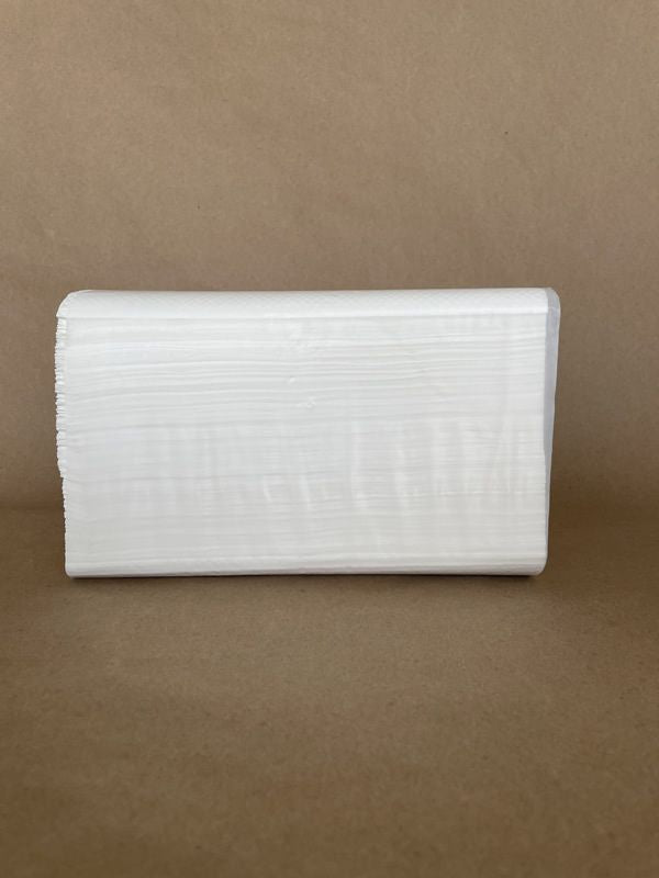 White Sugarcane N-Fold Towel 200pcs/20packs/4000cs - Disposable Take Away Food Packaging - Canadian Distribution
