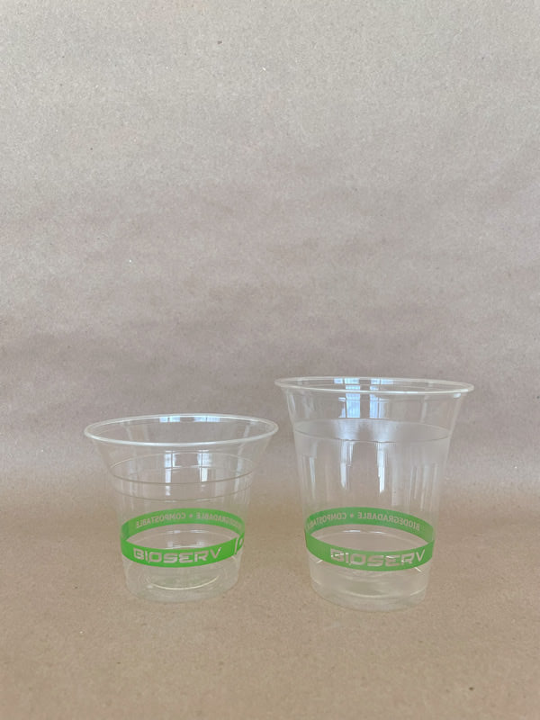 Green Label PLA Soft Serve Cold Cup 96mm - 10/12/16/20 oz - 1000cs BPI